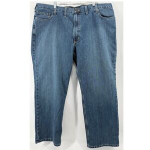 Carhartt Mens Denim Jeans Size 46x30 Measure 46x29 Straight leg  Relaxed